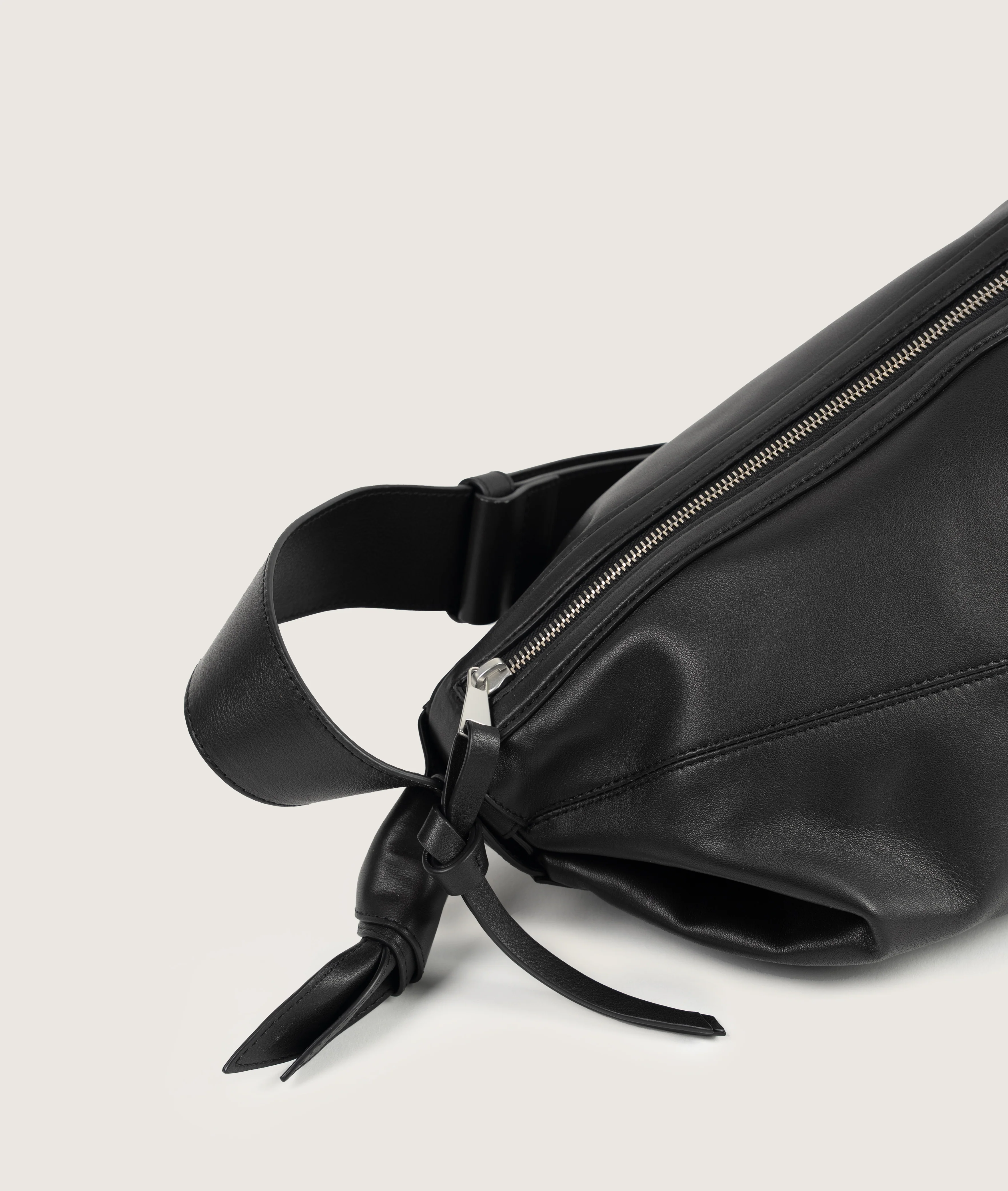 Furoshiki Crossbody Bag M Black - Image 4