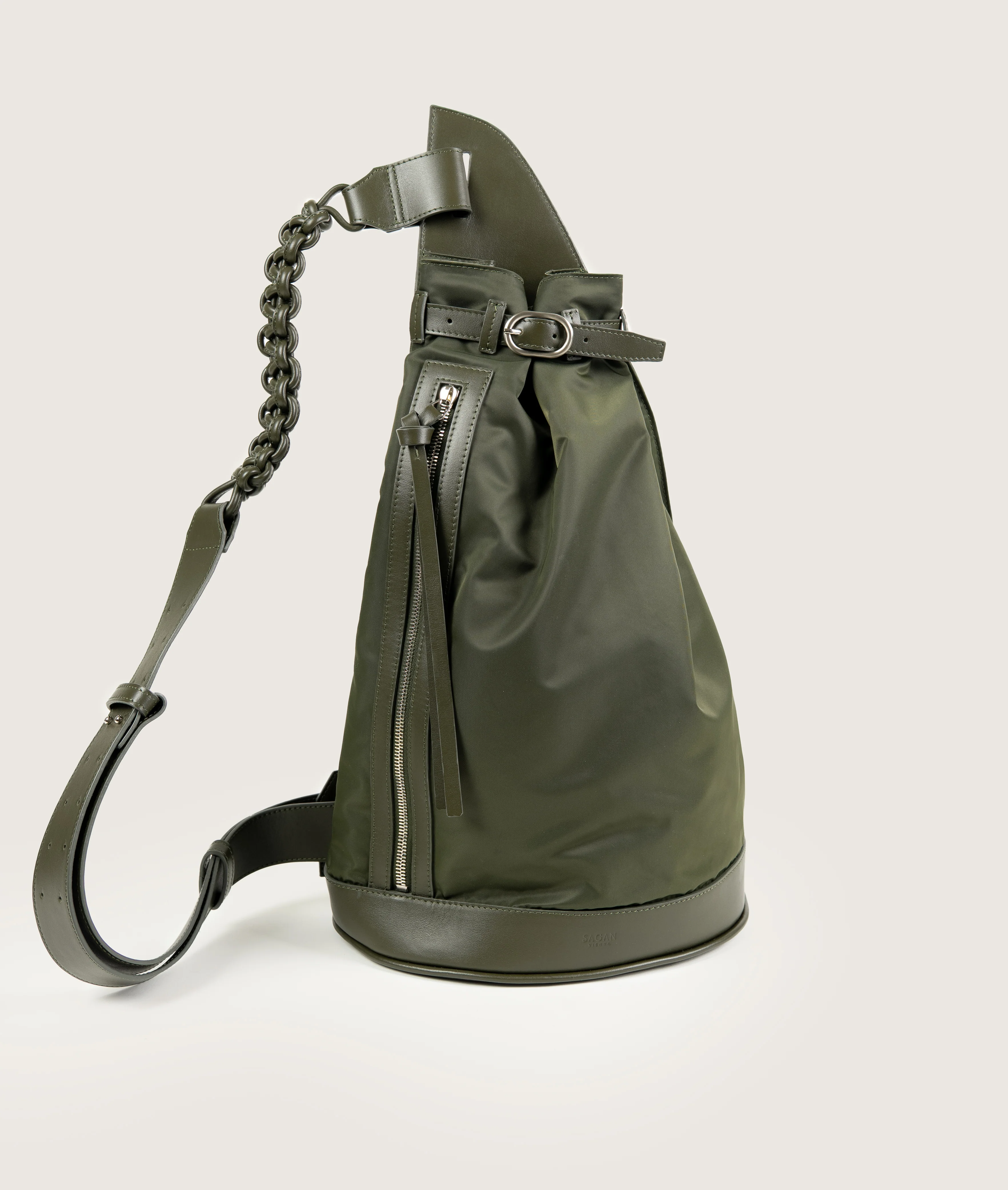 more bag nylon olive green