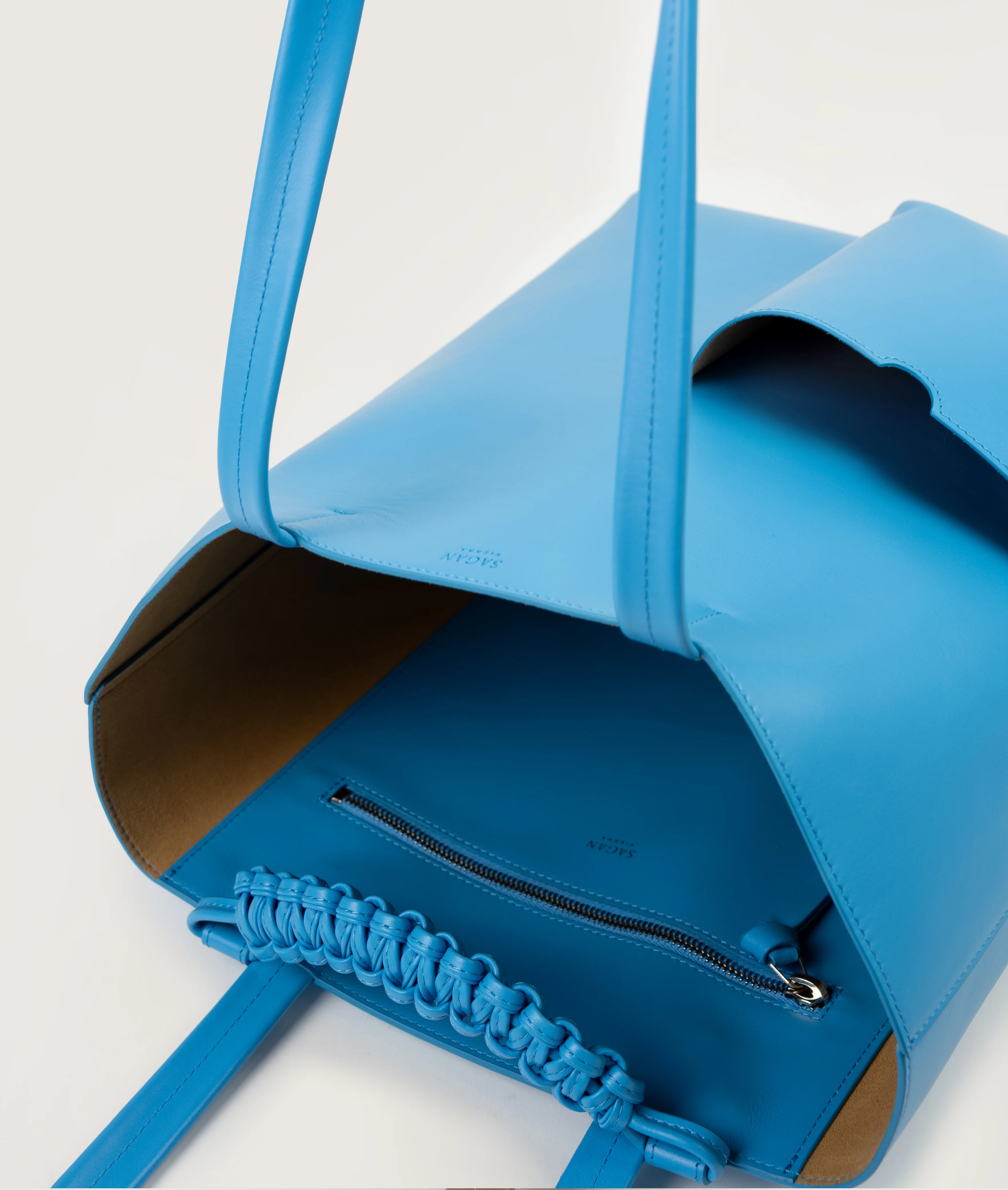 Pazar Book Tote Polar route Blue - Image 4