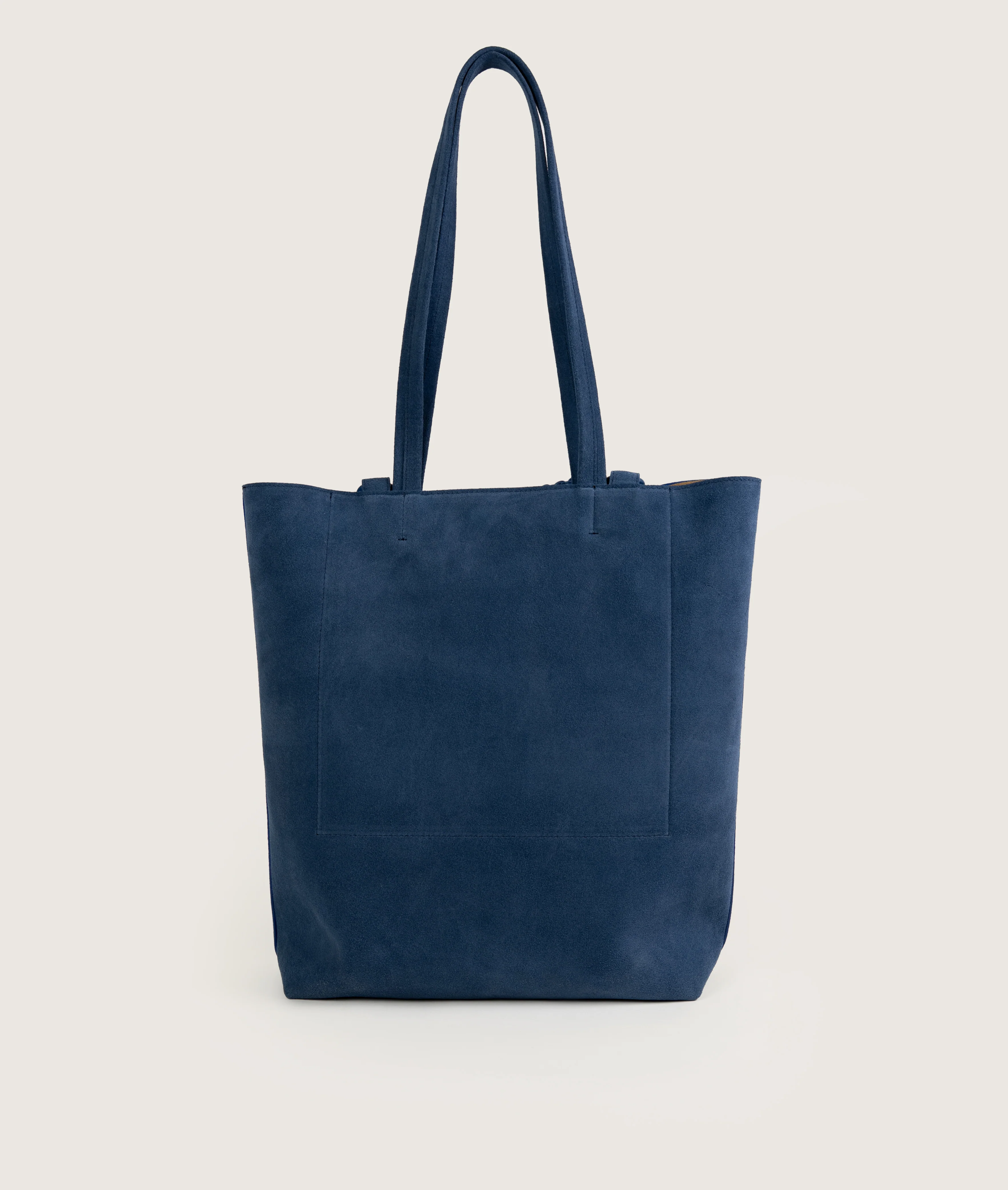 Pazar Book Tote Suede Denim - Image 2