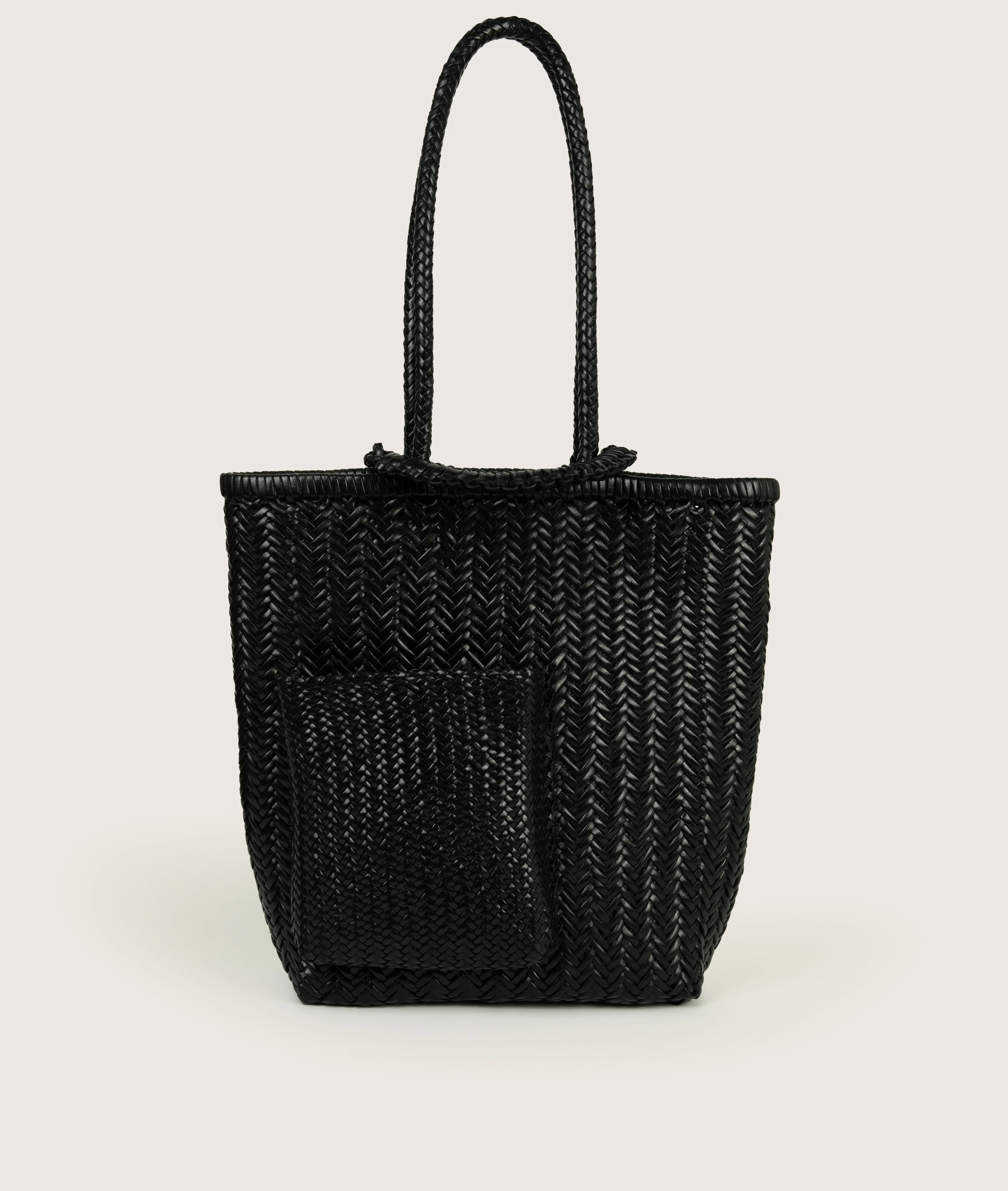 Pazar Book Tote Handwoven Black - Image 5