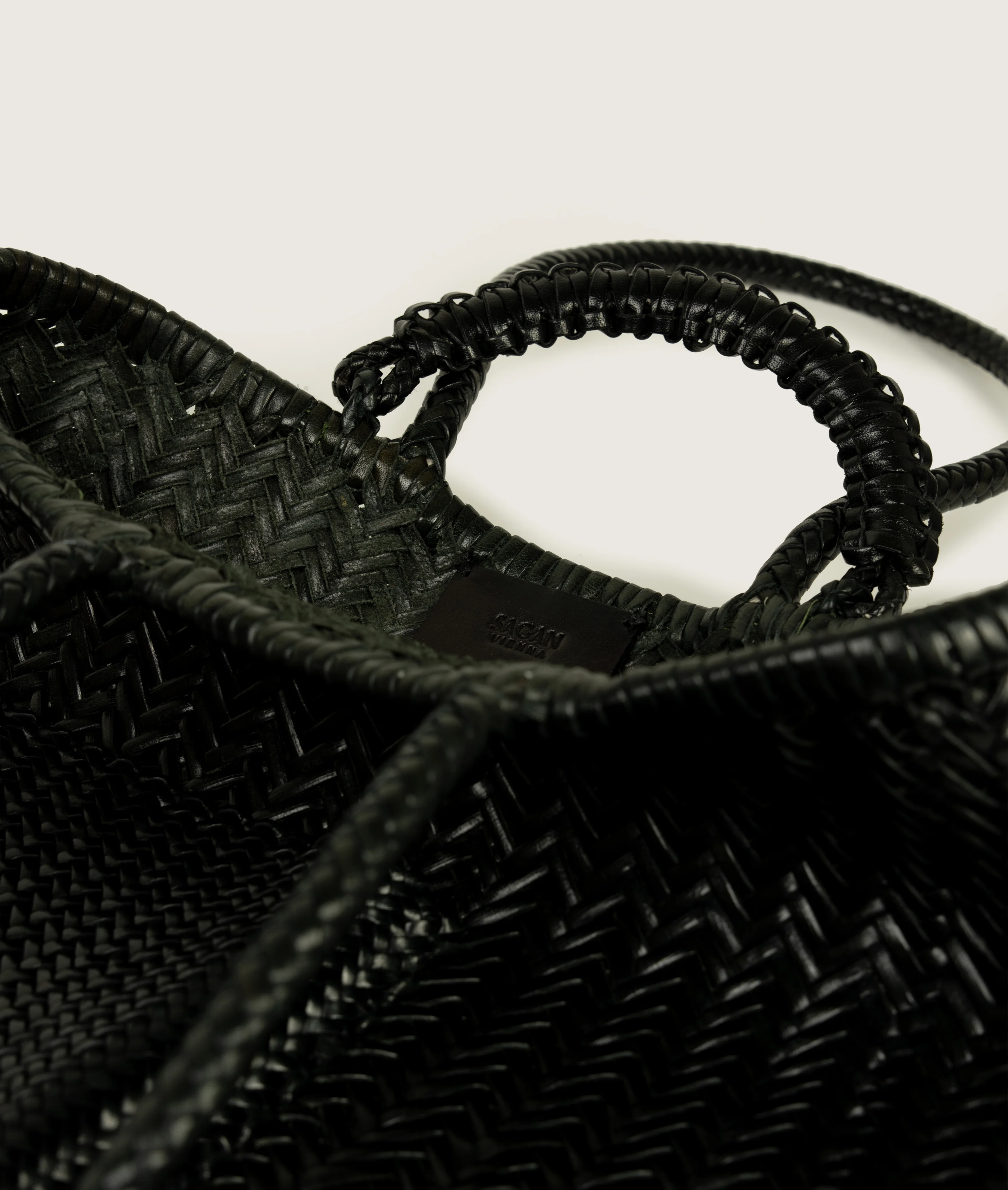 Pazar Book Tote Handwoven Black - Image 7