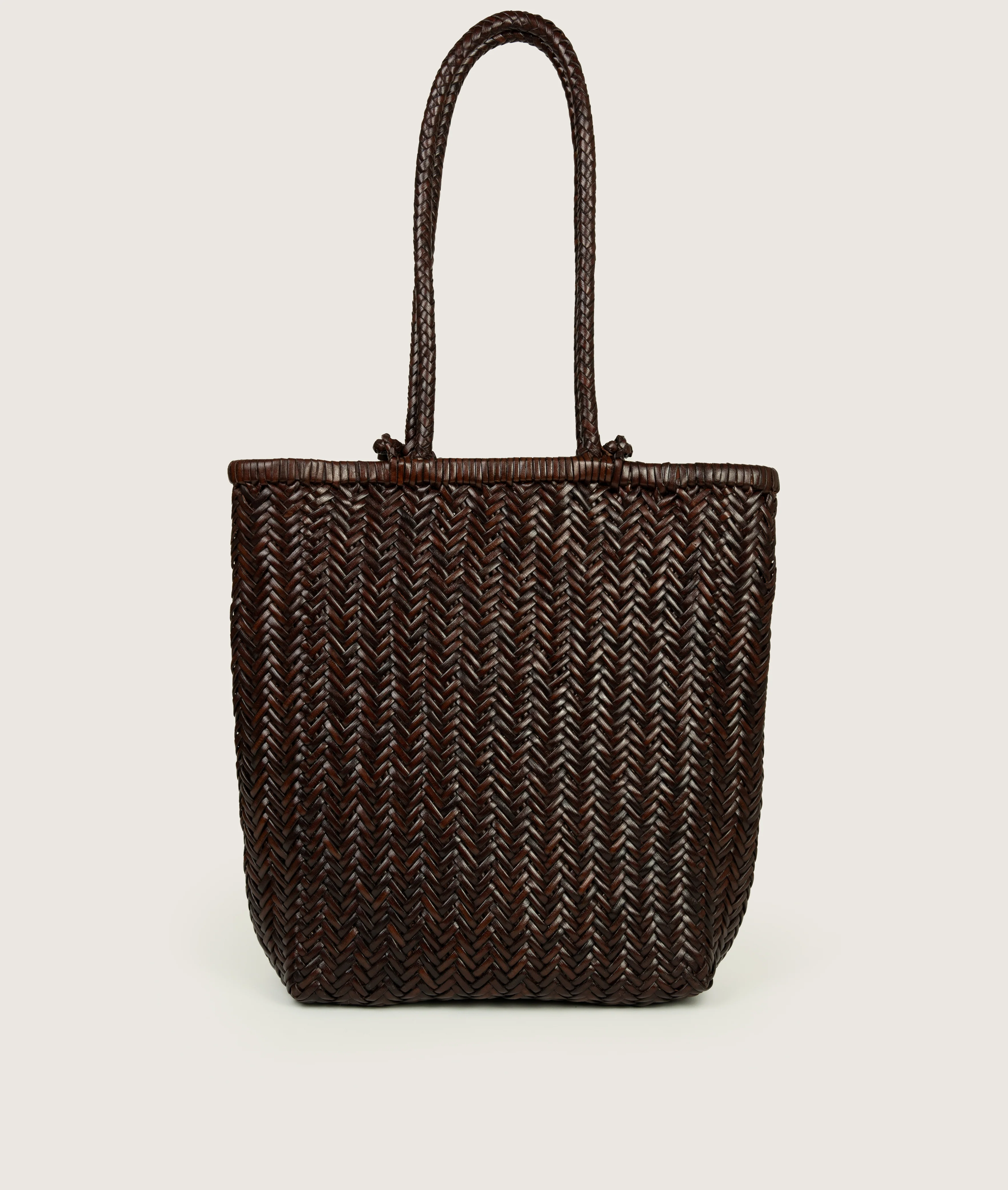 Pazar Book Tote Handwoven Brown - Image 6