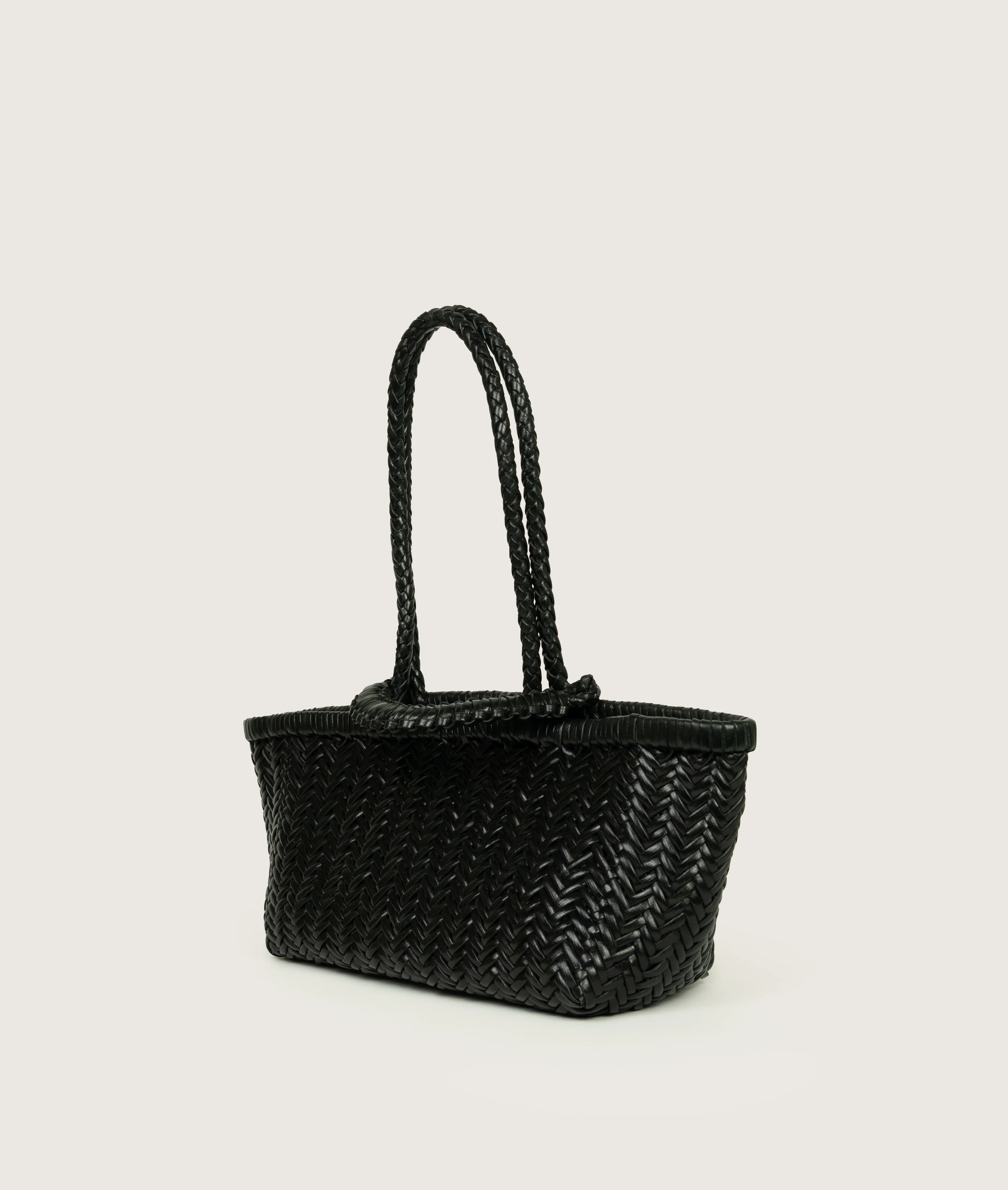Pazar Tote Boat Handwoven Black - Image 3