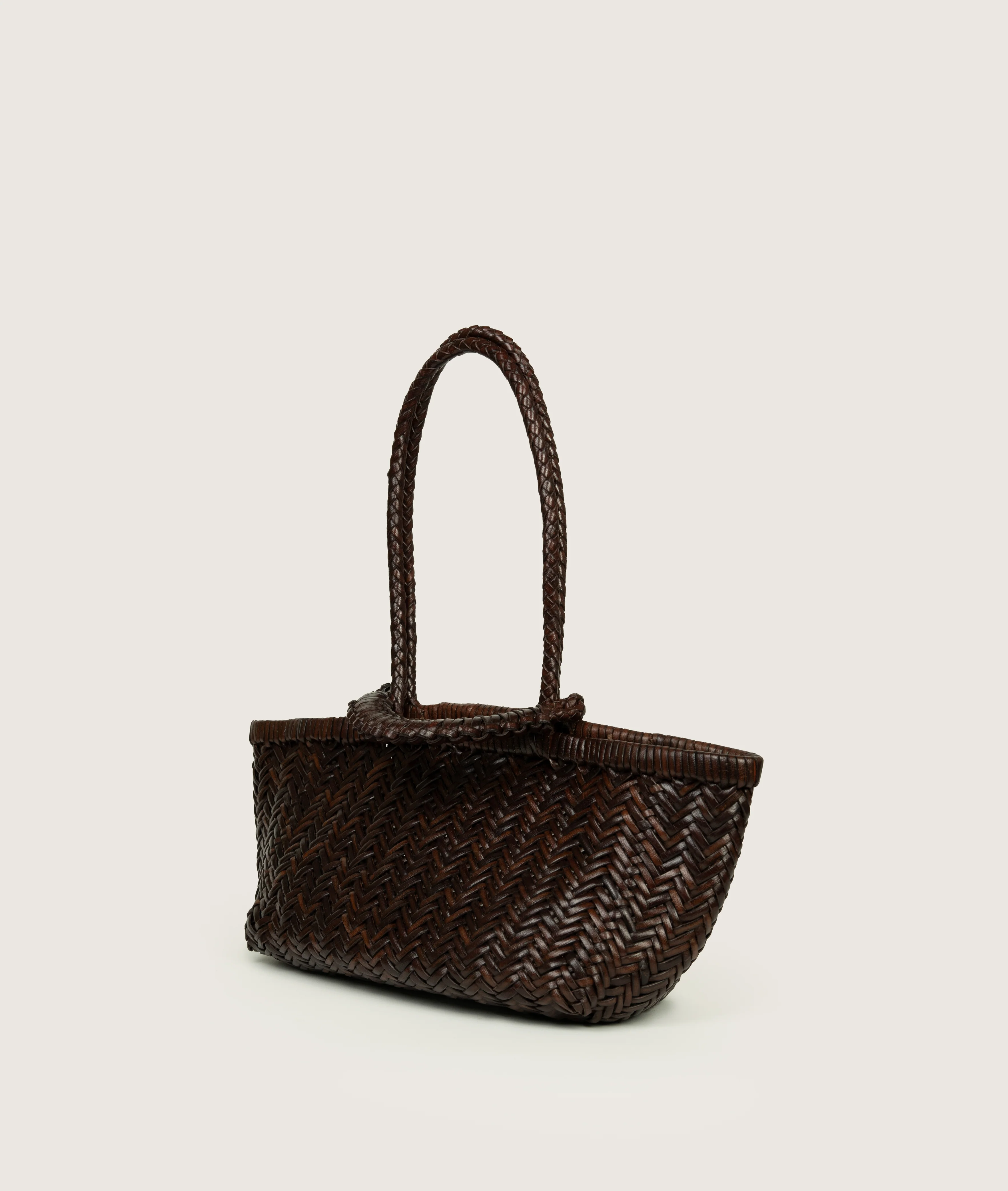 Pazar Tote Boat Handwoven Brown - Image 3
