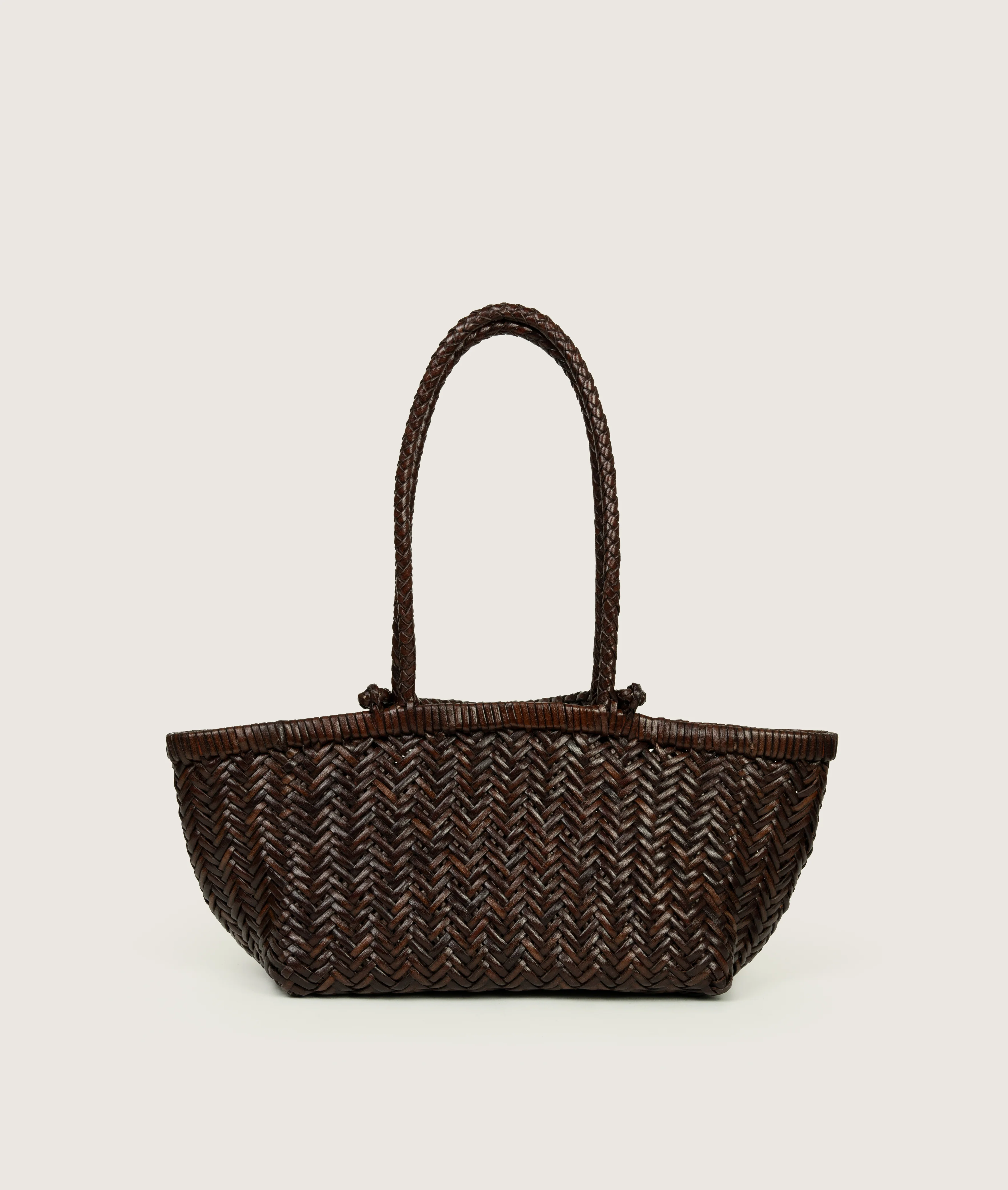 Pazar Tote Boat Handwoven Brown - Image 4