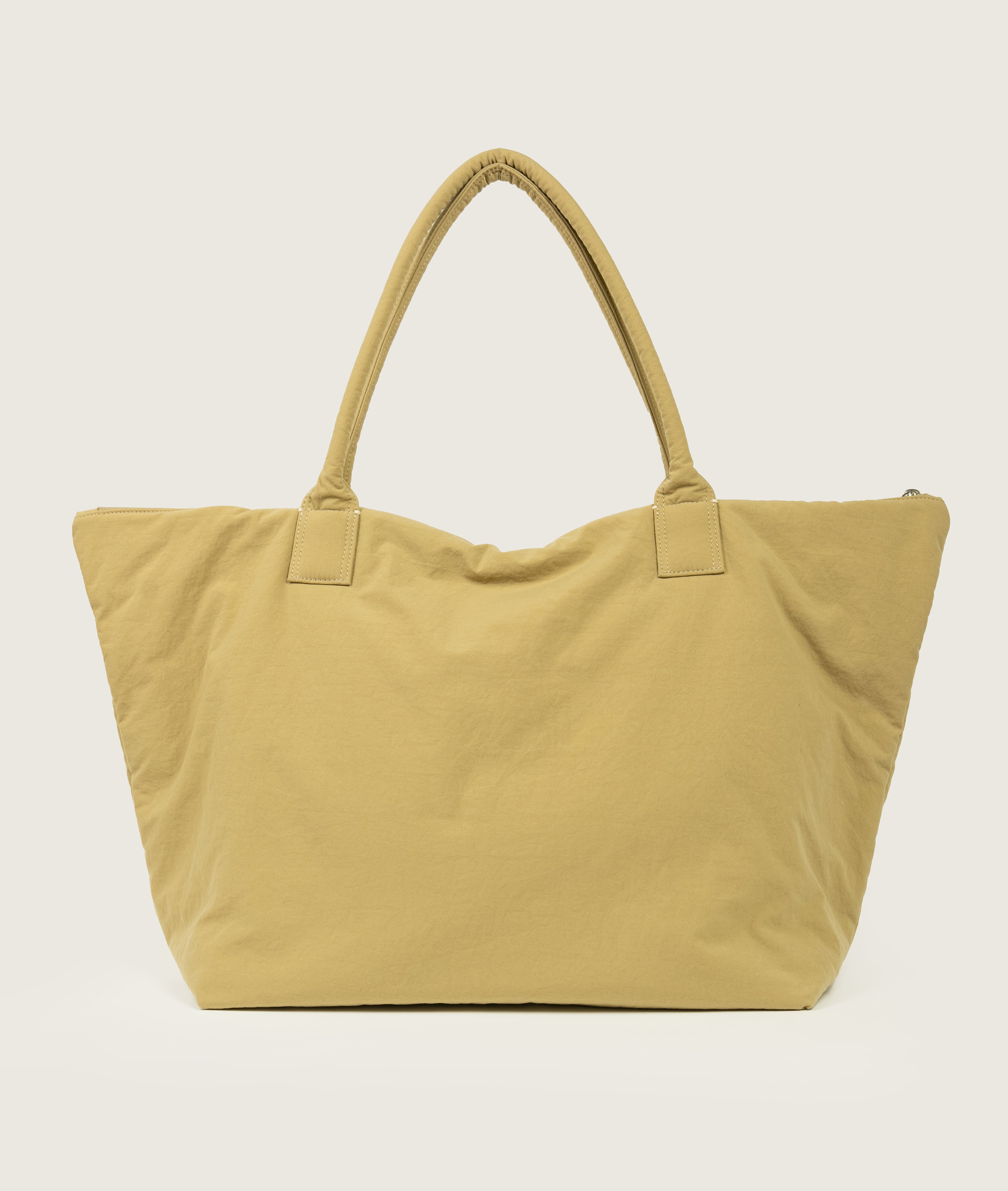 Pazar Tote XL Beige plant dyed nylon - Image 4