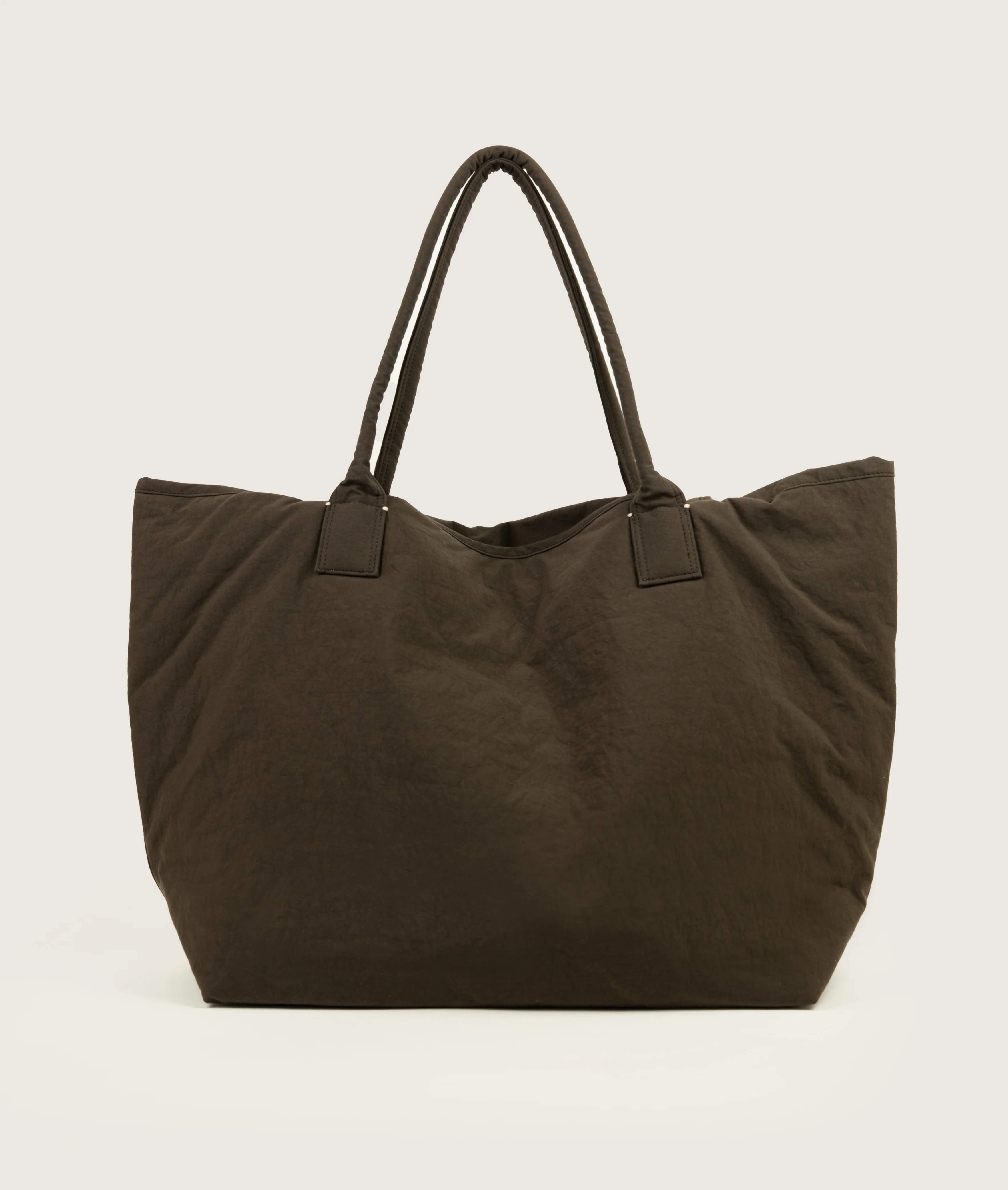 Pazar Tote XL brown plant dyed nylon - Image 3