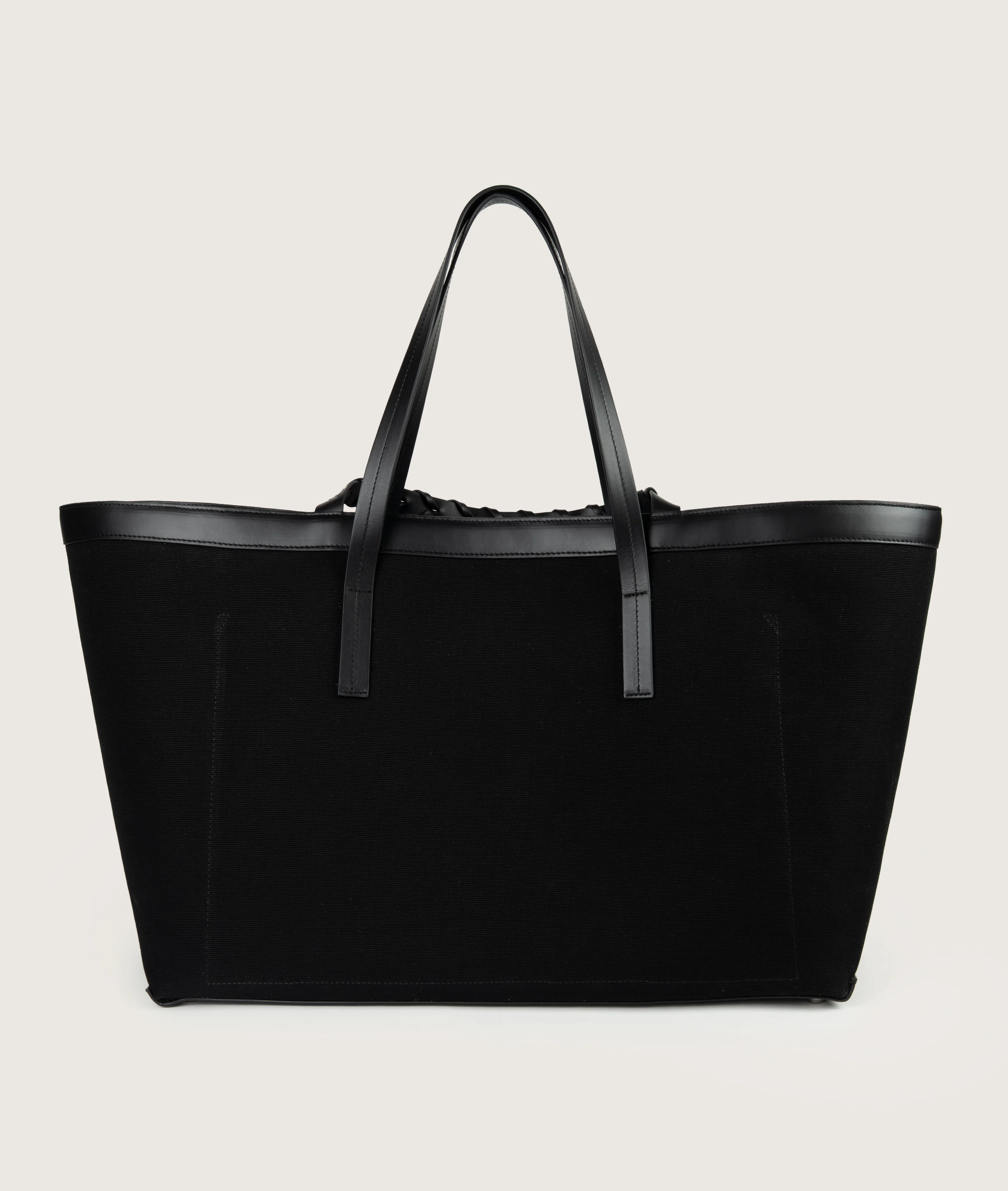 Reins Tote Bag Canvas XL Black - Image 3