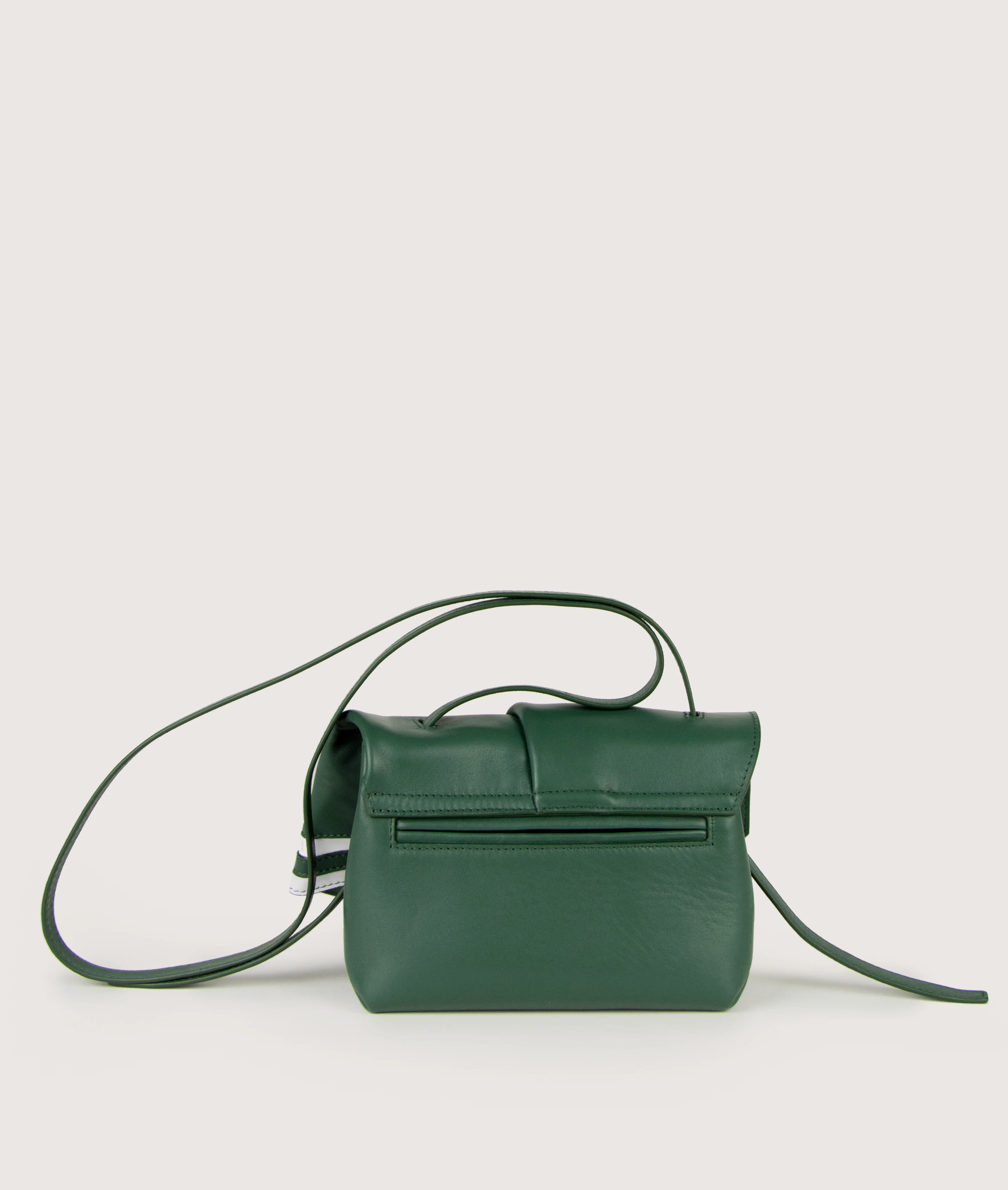 Scarf crossbody S green-white - Image 4
