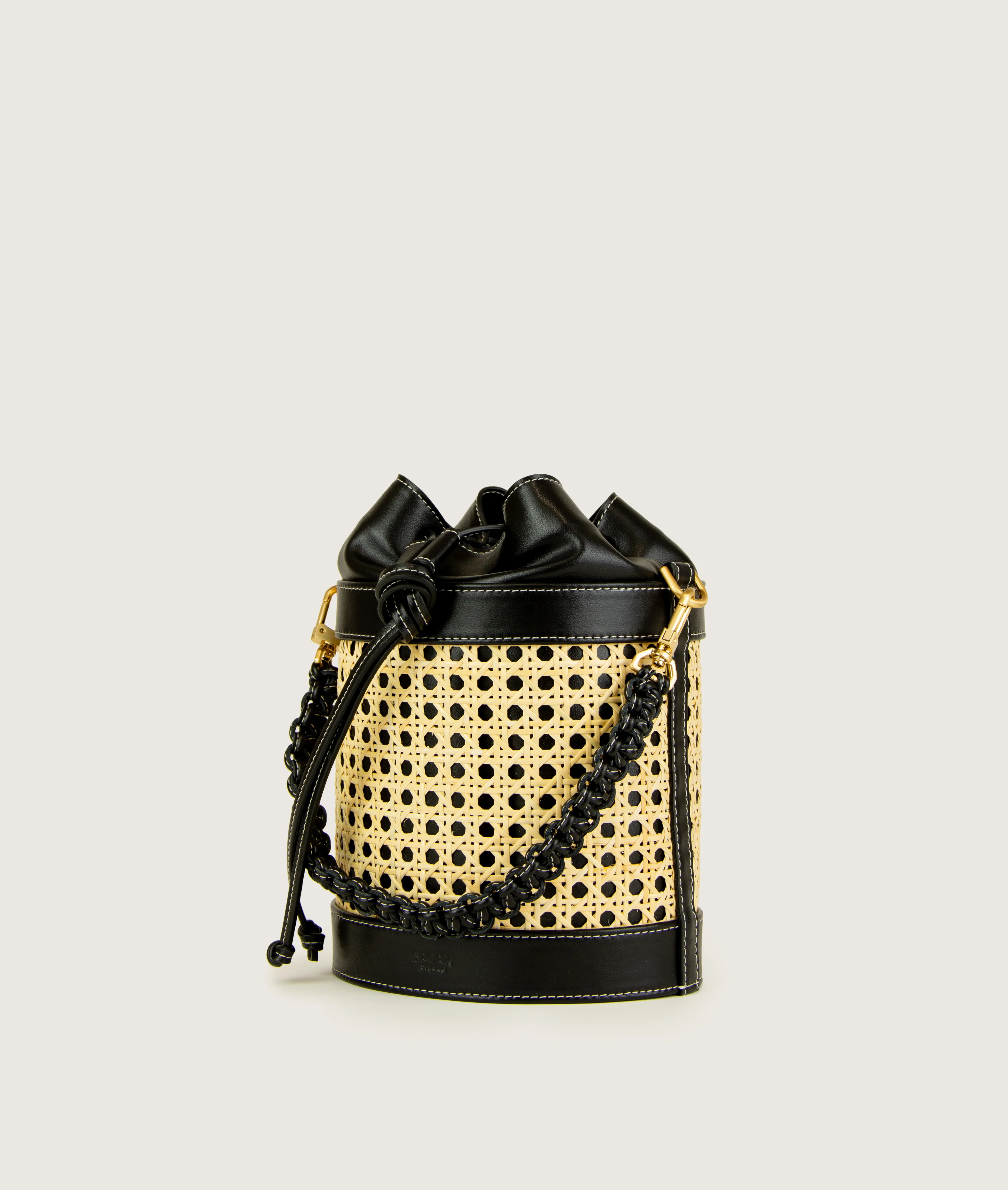Vienna Bucket S Black GRAPE LEATHER - Image 3